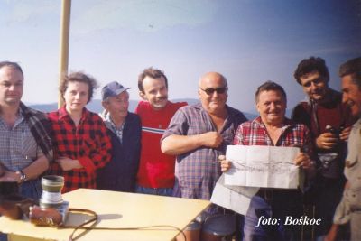 10.07.1993 - E. Moskała prezentuje pierwsze szkice panoramy